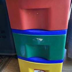 3 Drawer Storage For Kids