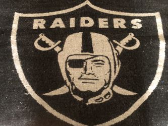 Brand new never used Raiders Poncho