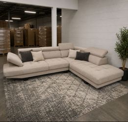 Free delivery no deposit sectional  couch  modern adjustable head rest