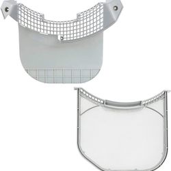 ADQ1 Dryer Lint Filter Upgraded Stainless Steel Mesh & MCK1 Lint Trap Cover Housing for LG ADQ566564 & Ken-more Elite Dryer Lint Screen 