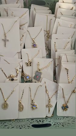 Gold Plated Necklaces $10 Each 