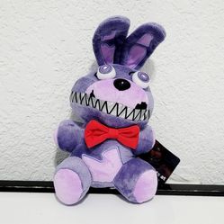 Five night at freddy Fnaf Bonnie Rabbit plush plushy stuffed animal toy gift
