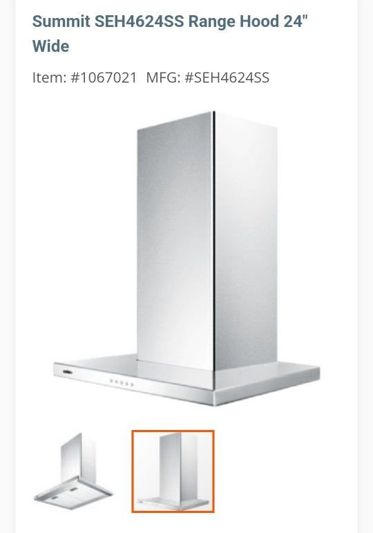 Free! NEW Range Hood
