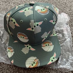 Star Wars Men's Officially Licensed Mandalorian Baby Yoda Snapback Hatn