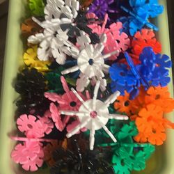 Brain Flakes Set, Ages 3+, Interlocking Plastic Disc Toy for Creative Building, Educational STEM Learning