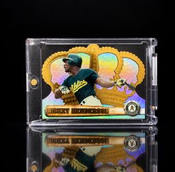 Rickey Henderson Oakland Athletics Crown Collection
