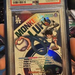 PSA 10 DODGER LUFFY