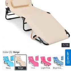 Folding Camping Cot  New $80