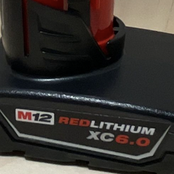 Milwaukee M-12 6.0 red lithium battery