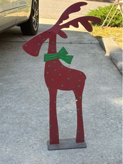 Red Decorative Reindeer