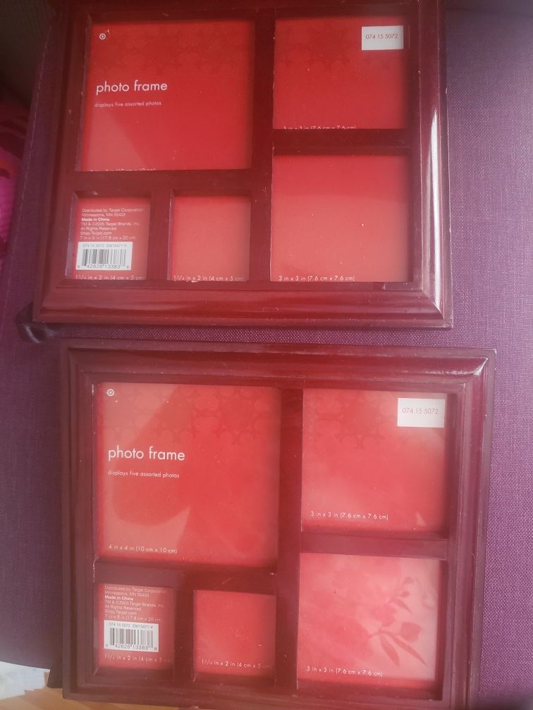 Picture frame collage matching set