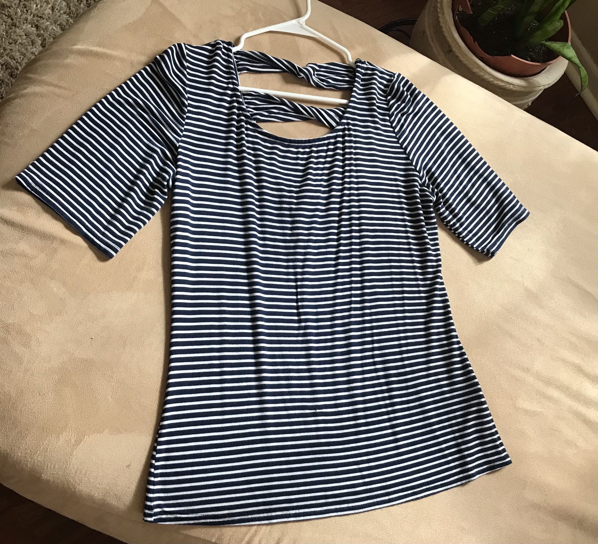 Stitch Fix Market & Spruce Open Back Blouse