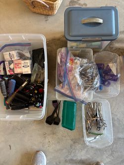 Professional Scissors, Roller, etc for Hairstyle