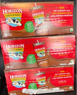 Horizon Organic Chocolate Lowfat Milk 18-Pack $10 for 1 pack of 18