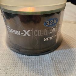 Spin-X CD-R 50 Pack 80min 32X