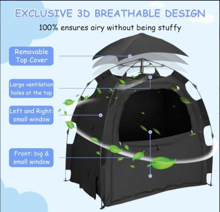 Baby Sleep Tent for Pack N Play – Light Blocking Breathable Sleep Pod !!!!
