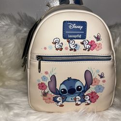 Loungefly Disney Lilo & Stitch Stitch With Ducks Mini Backpack