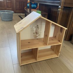 Wooden dollhouse