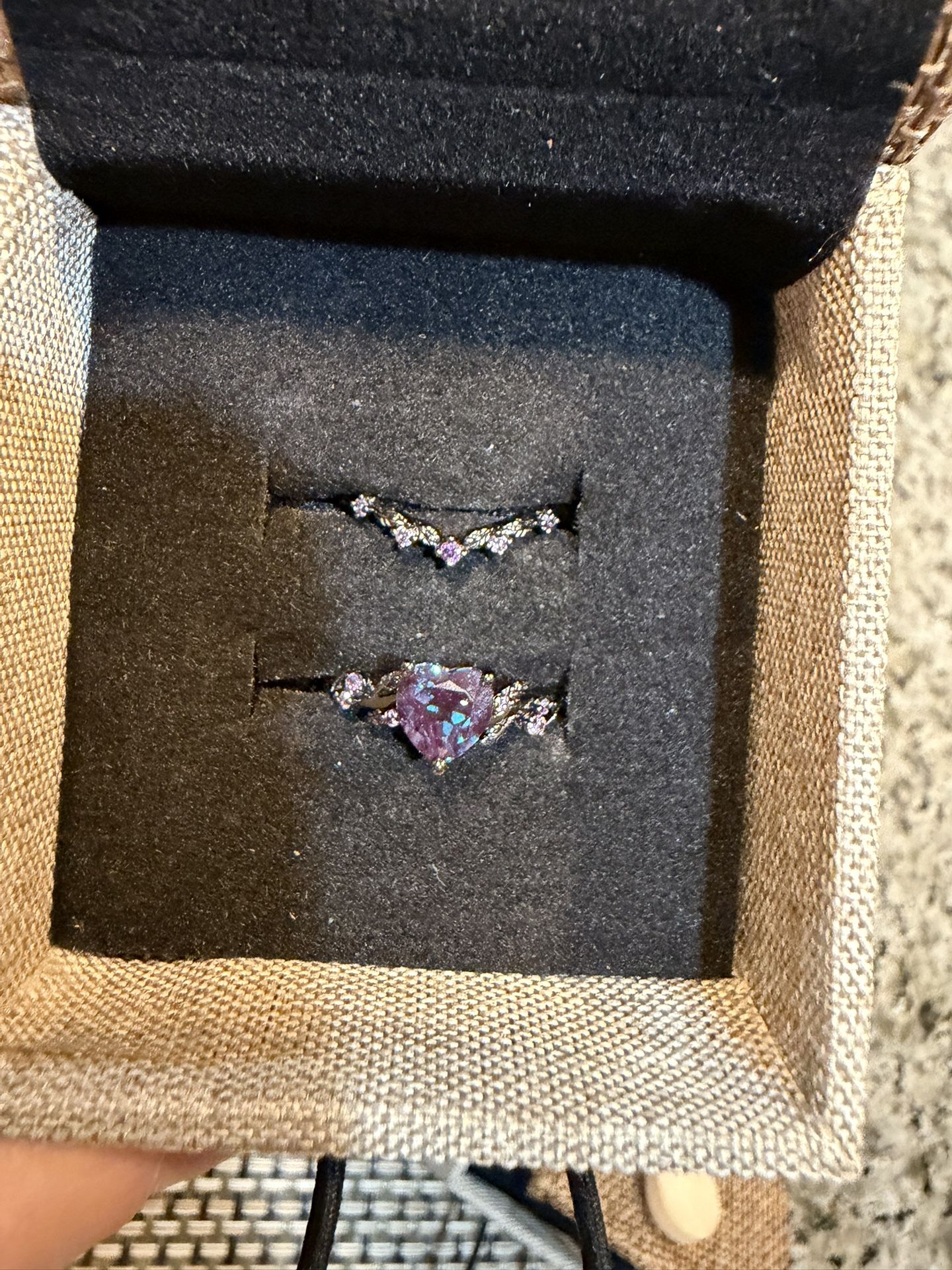 Silver 925 Ring Set Size 7