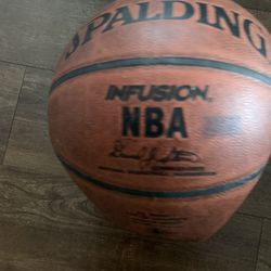 SPALDING Composite Leather INFUSION Full Court Dual Action Micro Pump NBA BASKETBALL David J Stern Mens