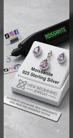 925 siver wha mossanite