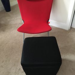 Chair And Foot Stool