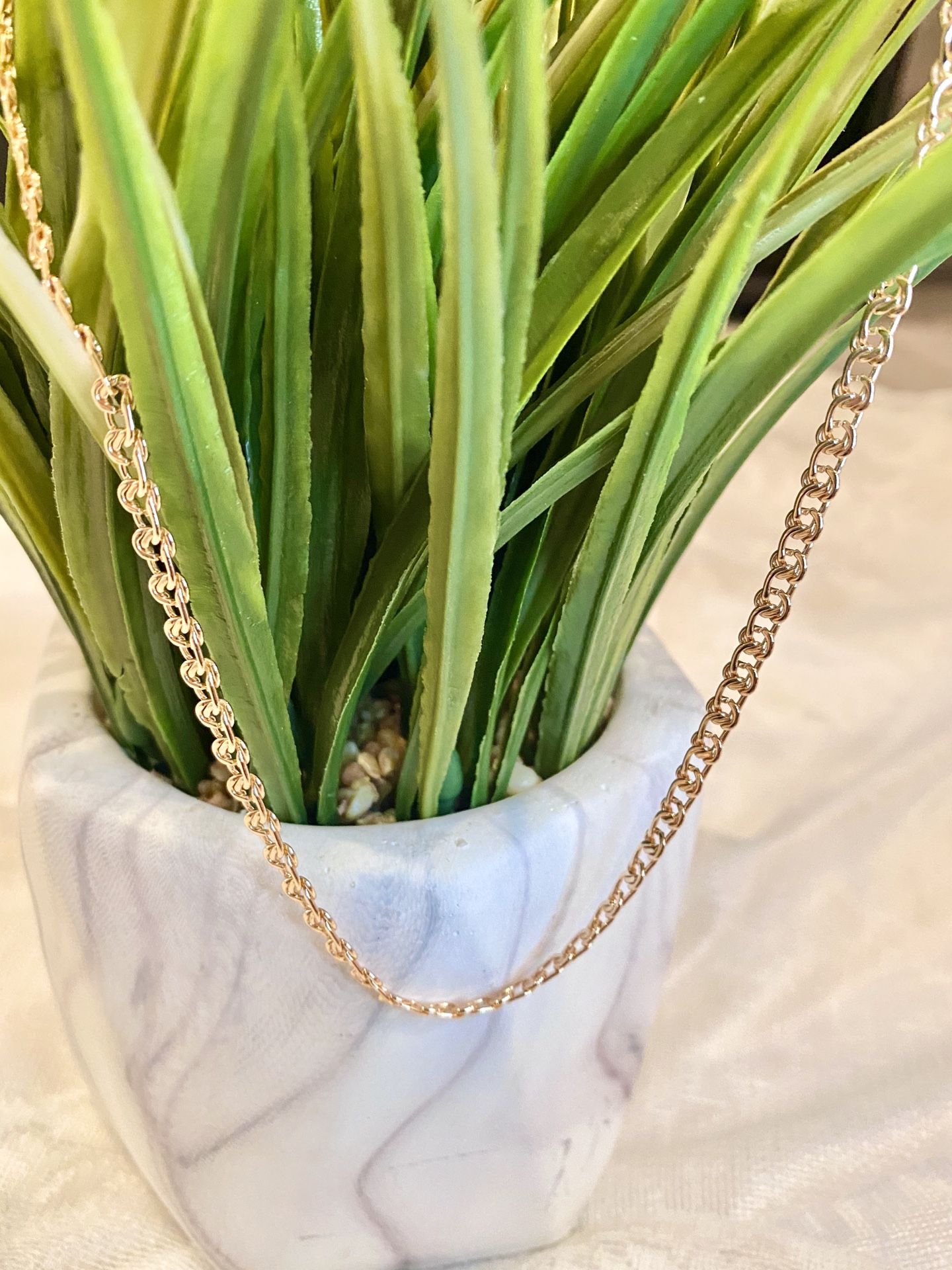 20 inch Rosie Gold Plated