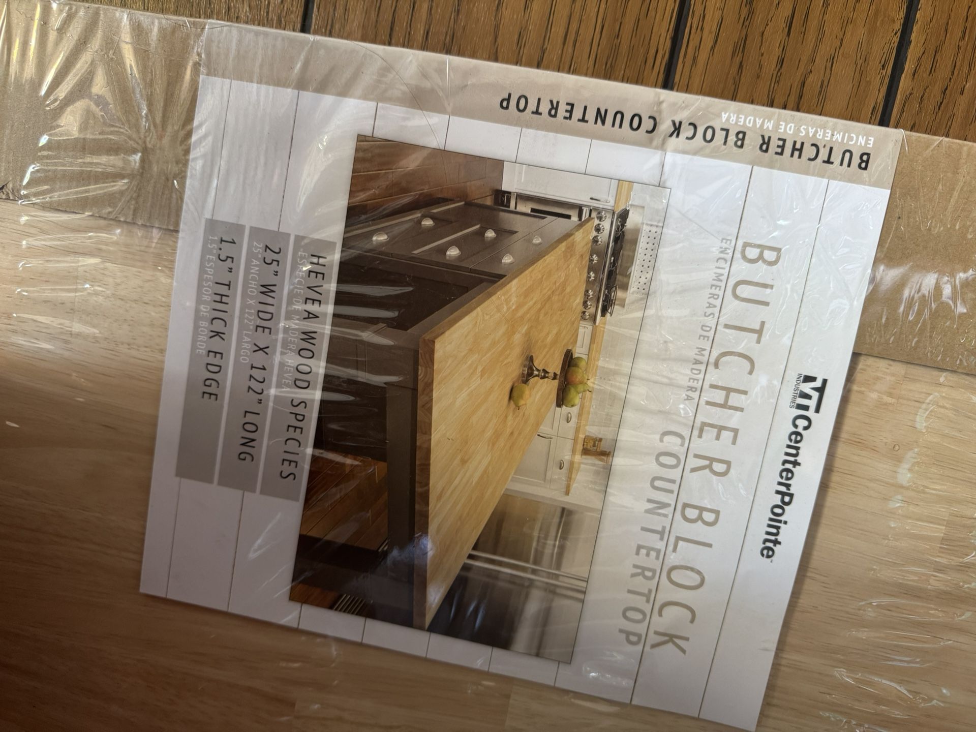 10 Ft Hevea Wood Countertop Butcher Block Unfinished