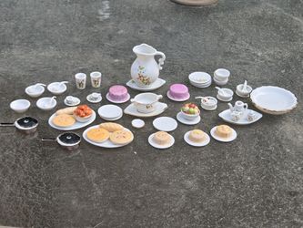 Mini Ceramic Hand Made Tea Party Set