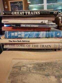Train freak book collection