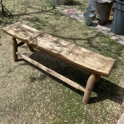 Heavy, Rustic Bench  60” Long, 12” Wide, 20” High