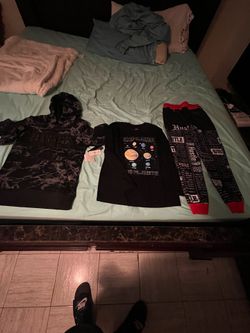 Boys pants, hoodie, long sleeve tee size 8Y