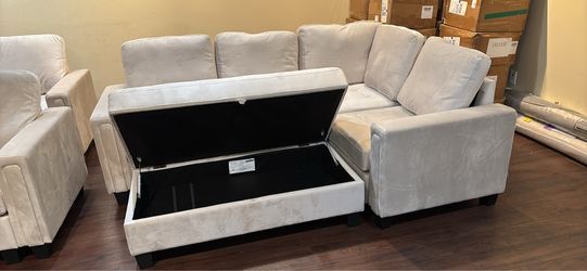 White velvet pullout bed couch