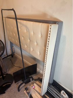 Two Queen Bed Frames and Headboard