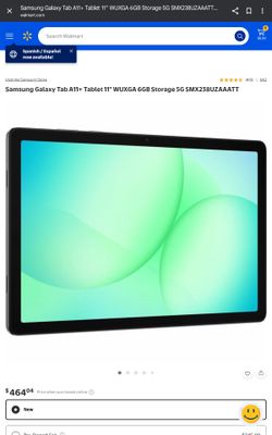Samsung Galaxy Tab A11+ 11" Tablet 5G