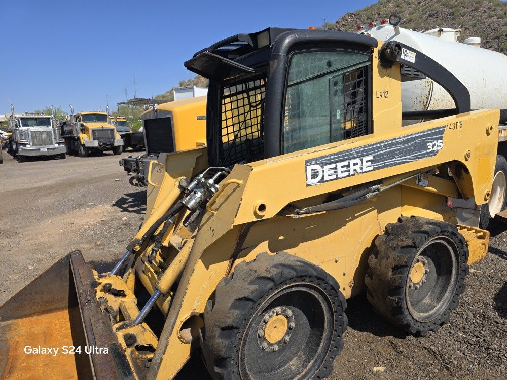 john deere 320 skidsteer ac cab hi flow