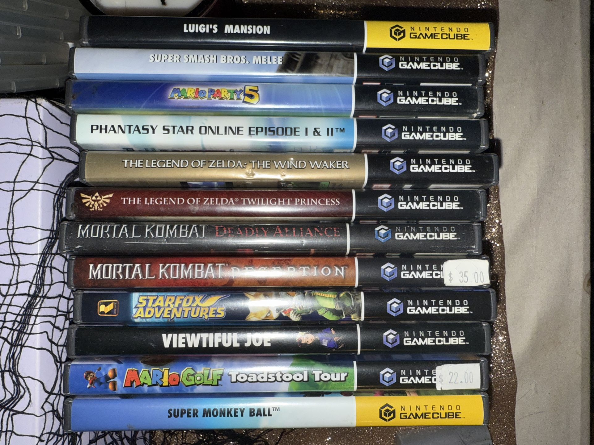 GameCube Melee Game Lot $425