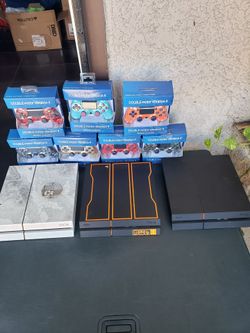 2 Controllers. Each Console Is Jailbreak Hackable 9.0 Black PS4 500GB $275! COD Edition PS4 1TB $375! Destiny 2TB Edition $475! All works 100%