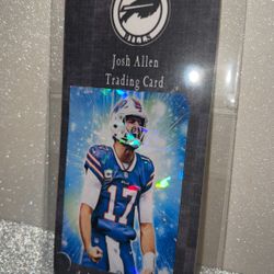 Buffalo Bills Trading Card ~ Bills Mafia Merch Collectible Josh Allen Playing Card