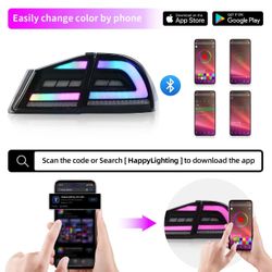 BRAND NEW RGB Tail Lights For Honda Civic Type R FD1 FD2 FD3 2006-2011(Japanese Version)