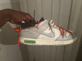off white dunks lot 28 with box