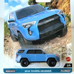 Hot Wheels Premium '18 Toyota 4Runner Off Road Blue 