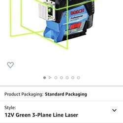 Brand new Bosch Green laser Level 360 