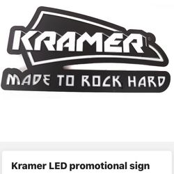 Kramer Guitars LED Promotional Sign