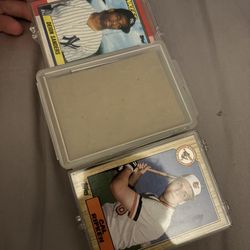 Old baseball cards ( 3 containers full)