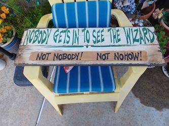 Wizard of OZ Sign