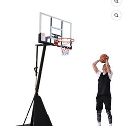 SUGIFT 54 In. Portable Basketball Hoop System, 7.5 - 10 ft. Height Adjustable