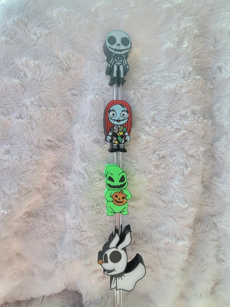 Nightmare Before christmas Straw toppers/buddies