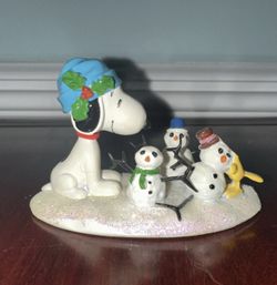 Department 56 PEANUTS Snoopy Woodstock & Snowmen The More The Merrier (contact info removed) 