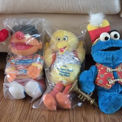 5 Vintage Sesame Characters